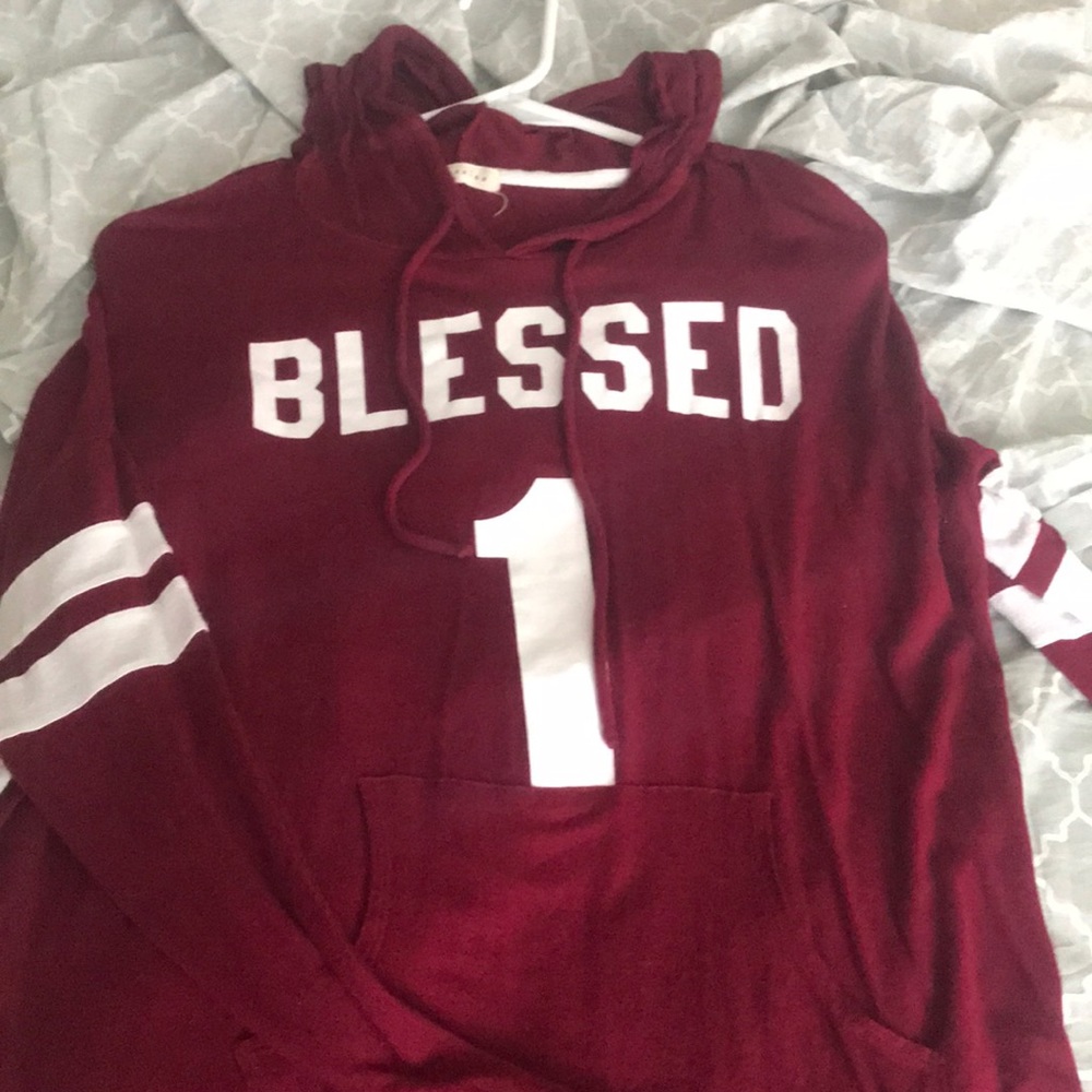 Hooded long sleeve shirt